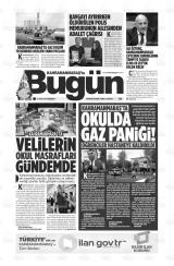 KAHRAMANMARAŞ'TA BUGÜN