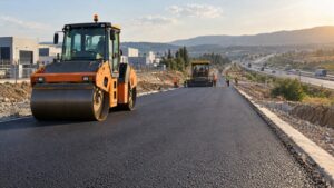 Kulu’da OSB Yolunda Sıcak Asfalt İncelemesi