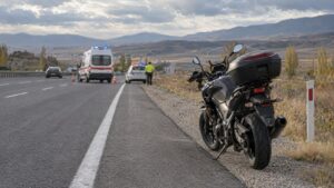 Kulu’da Motosiklet Kazası: 1 Yaralı